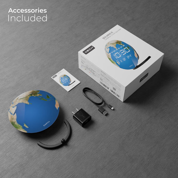 XECH Solaris X (Earth) Desktop Clock Speaker-8
