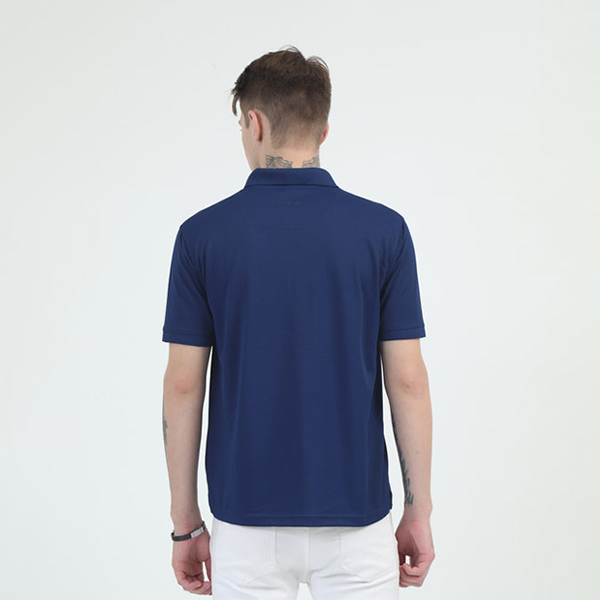 Caslay Quick Dry Polo T-Shirt (Navy Blue)-5