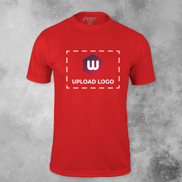 ACTI-RUNN Premium Men's Polyester T-Shirt (Red)– Custom Logo