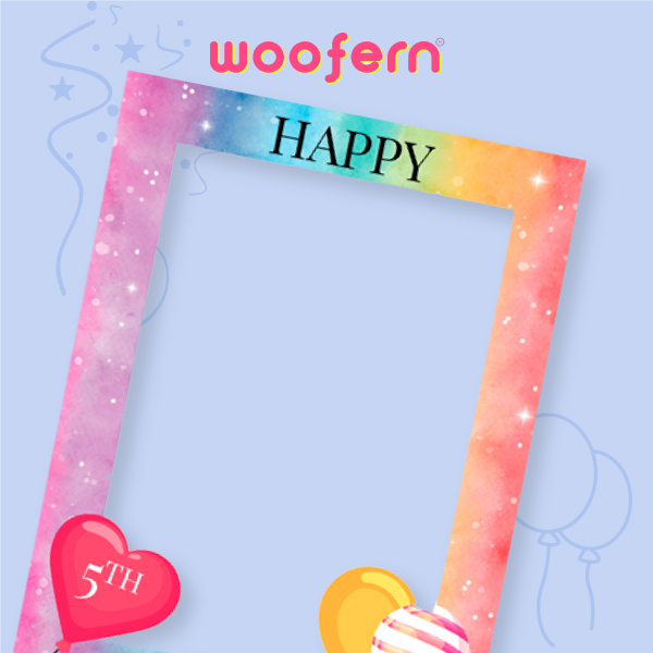 Photo Booth frame Custom with Year's of Anniversary-2