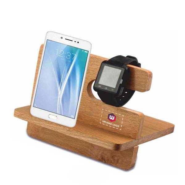 Personalized 4-In-1 Wooden Desk Organizer-0