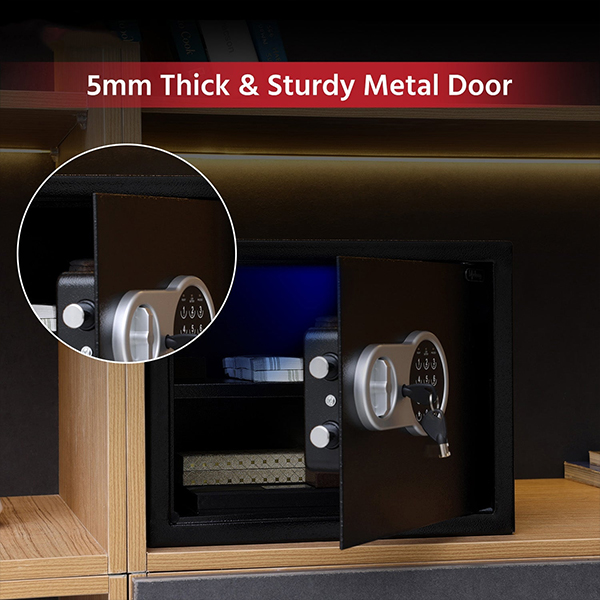 Lifelong LLHSL08 Home Safe Electronic Locker | LED Light | Digital Security Safe (22L)-4