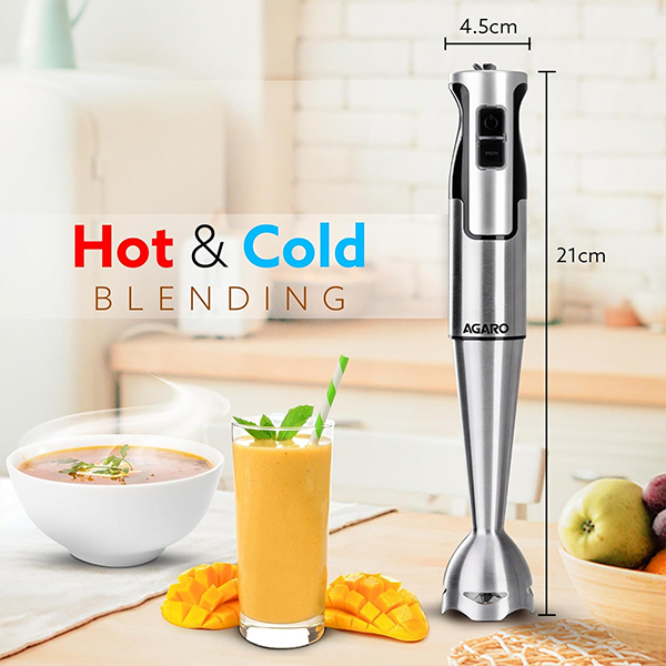 AGARO Regency 600W Hand Blender – Powerful & Versatile-1
