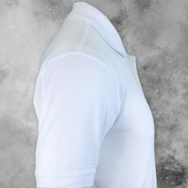 AWG Solid Polo T-shirt for Men White – Custom Logo-2