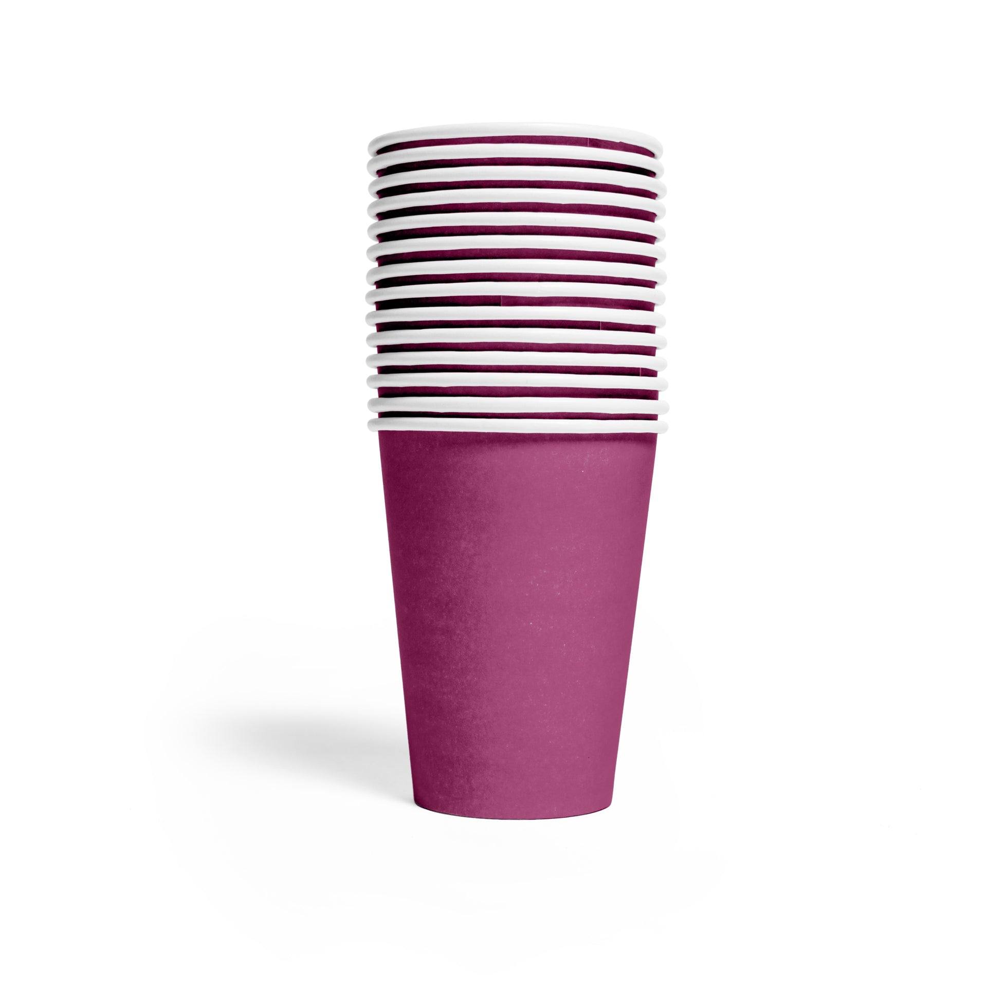 Premium Purple Paper Cups  250ml- 14 Pc