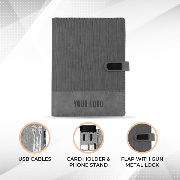 Garnet Power Bank Folder (Grey)-2