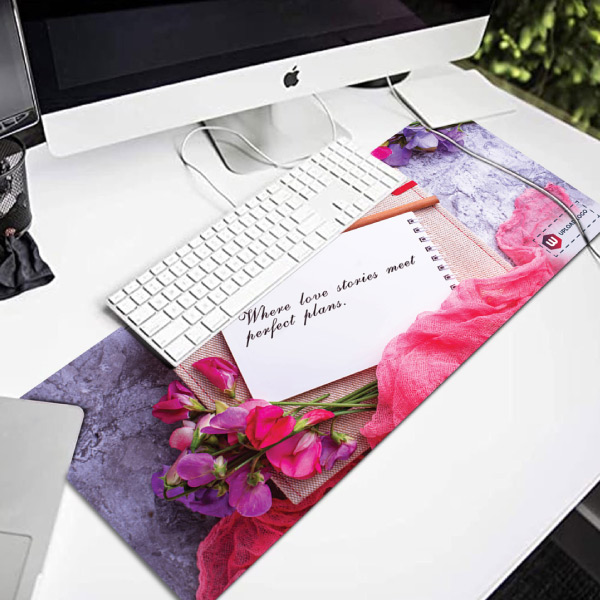 Positive Vibes Keyboard Mat with Customized Logo-5