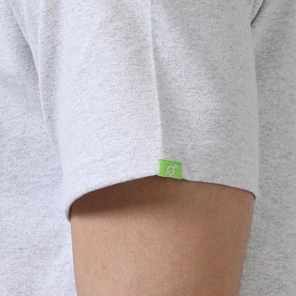 Caslay Crew Neck T-Shirt (White Melange)-5