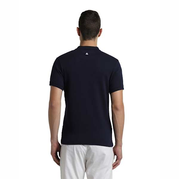 Jack & Jones-Inter Lock Polo T-shirt (Navy Blue) - Custom Logo-3