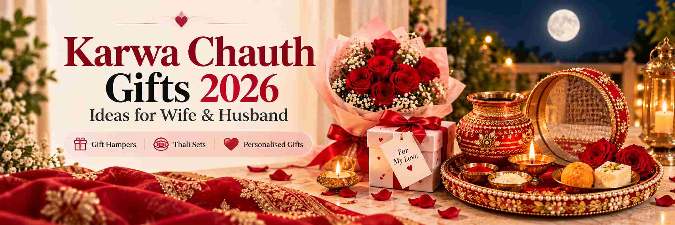 Karwa Chauth Gifts 2026: Ideas for Wife & Husband