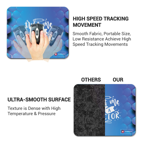 Personalized Doctor Mouse Pad with Customized Logo-3