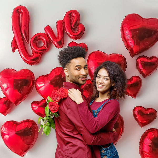 Romantic Love & Heart Balloon Decorations-2