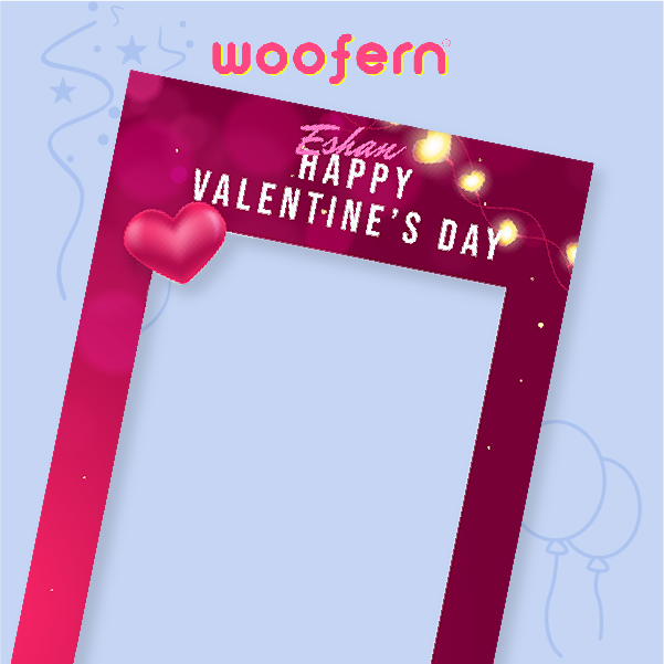 Customized Valentine’s Photo Frame-2