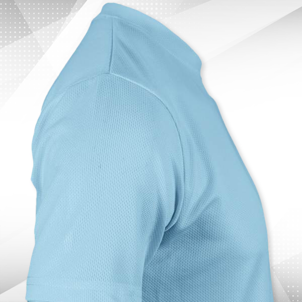 ACTI-RUNN Premium Men's Polyester T-Shirt (Sky Blue)– Custom Logo-2