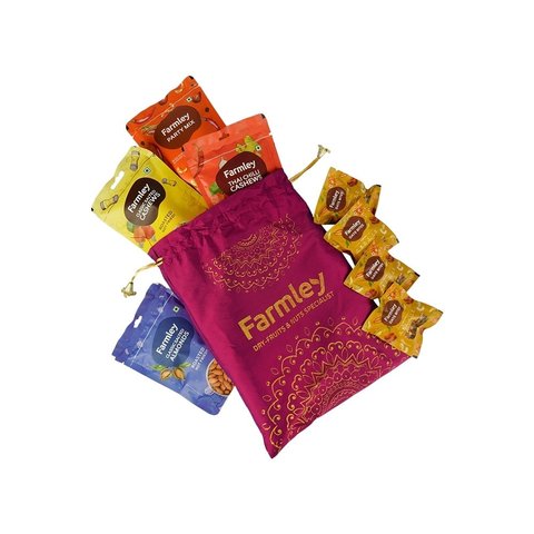 Farmley Mix Dry Fruit Potli Gift-2