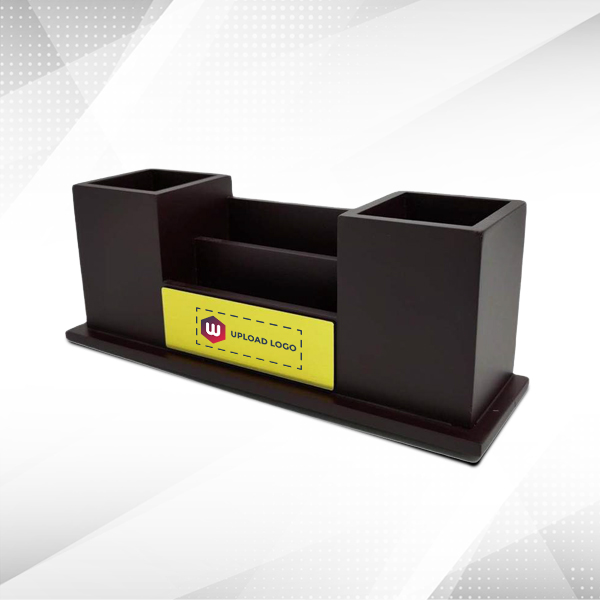 Premium Wooden Pen Holder for Corporate & Office