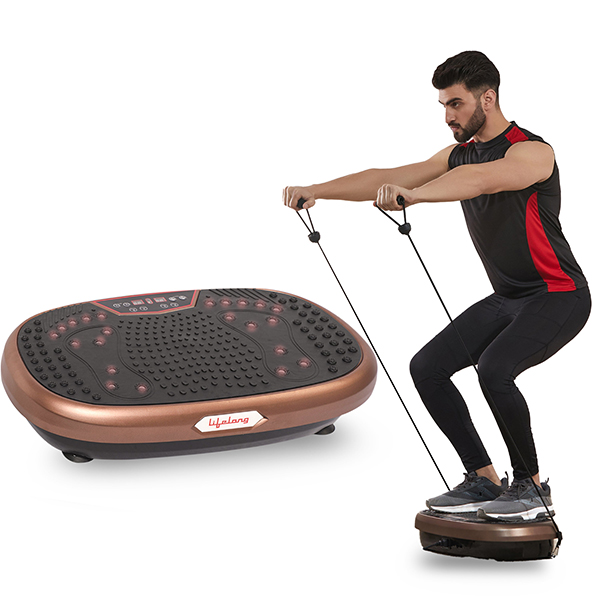 Lifelong LLM234 Crazyfit Vibration Plate Massager Machine for Workout-0
