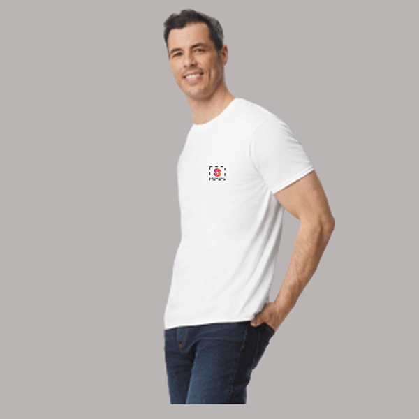 Gildan Softstyle Midweight Adult Round Neck T-Shirt White-2