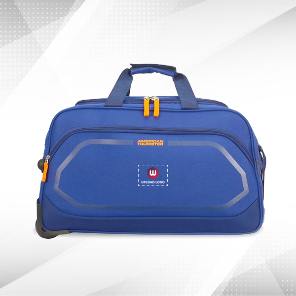 American Tourister Ambero Wheel Duffle Bag with Custom Logo for Corporate Gifting-0