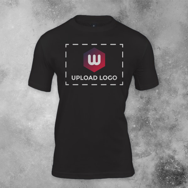 Skinta Fit Half Sleeve Round Neck T-Shirt for Men (Black) - Custom Logo