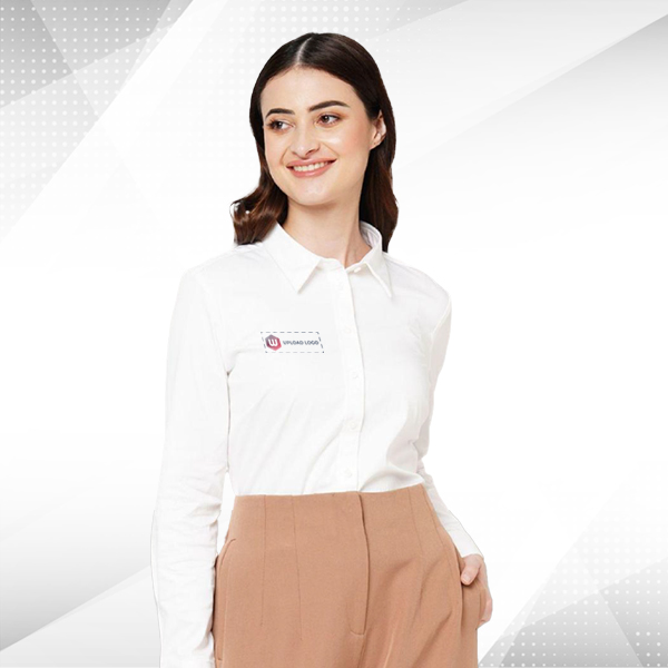 Vero Moda Carline Stretch Shirt for Women – White