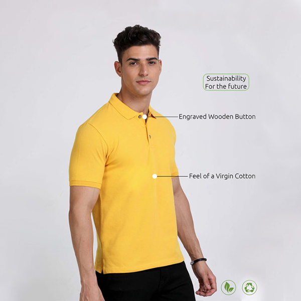 Caslay Polo T-Shirt (Mustard)-1