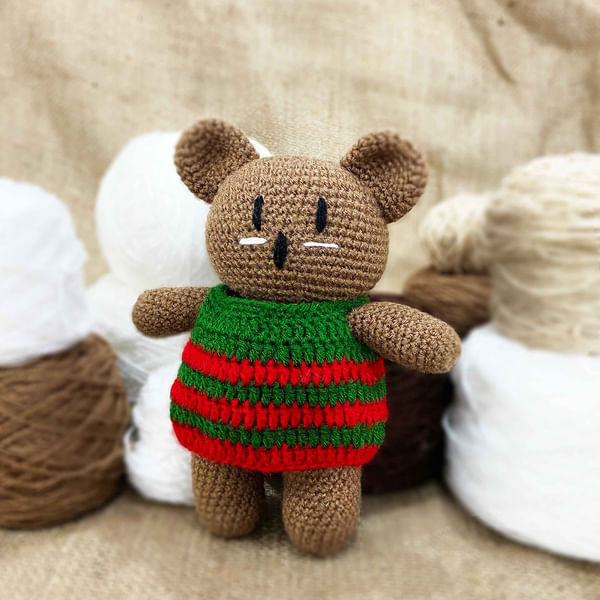 Handcrafted Crochet Cute Teddy Bear Toy