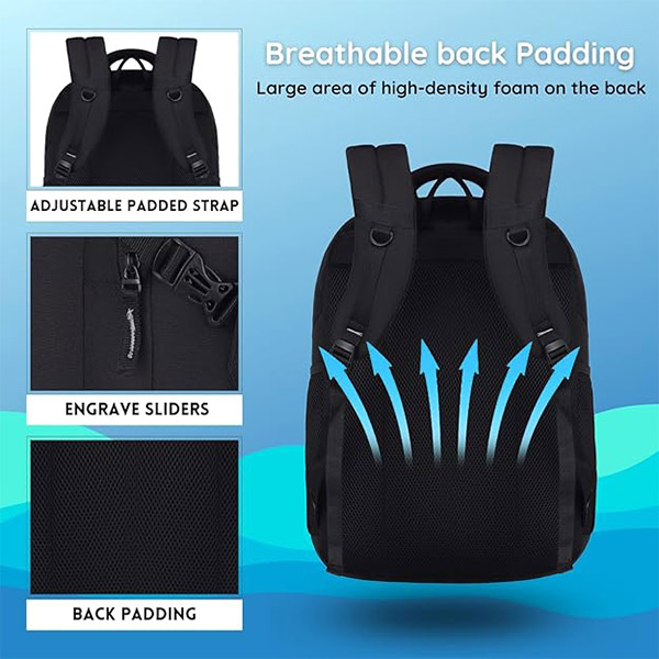 WILDHORN Kiel Laptop Backpack (Black)-4