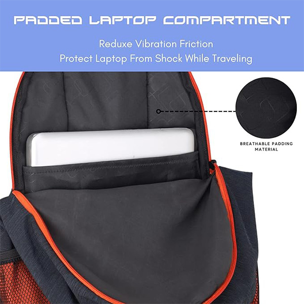 WILDHORN Debrecen Laptop Backpack (Blue & Orange)-2