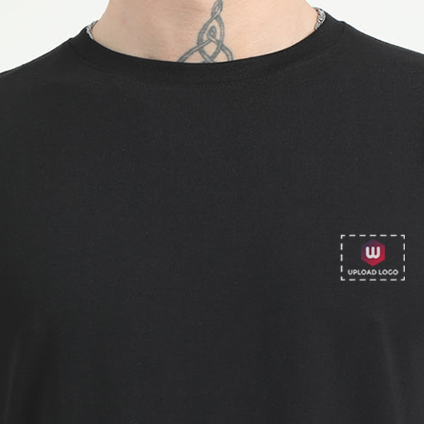 Caslay Organic Crew Neck T-Shirt (Black)-4