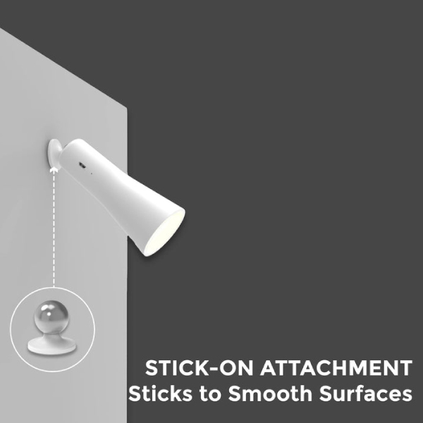 XECH Magneto Lamp - Table Lamp for Study 4 in 1 Desk Light with Rechargeable Battery (Black)-4