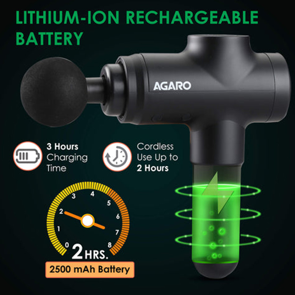 AGARO Strike Handheld Percussion Massage Gun-4