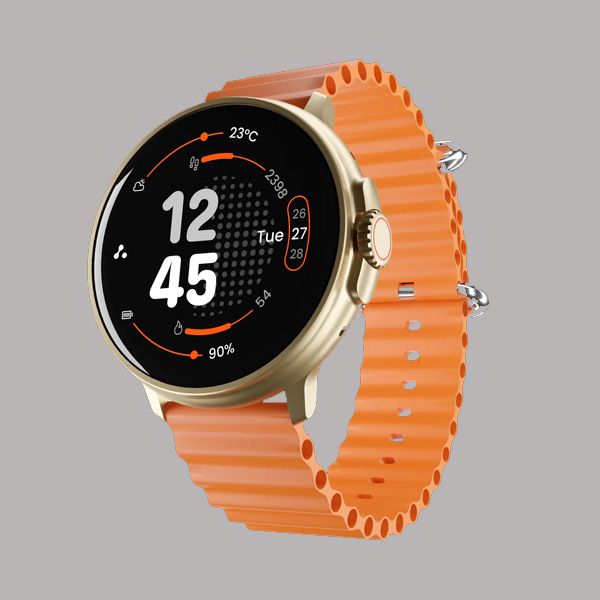 Ambrane Wise Rush Smart Watch (Orange)-0