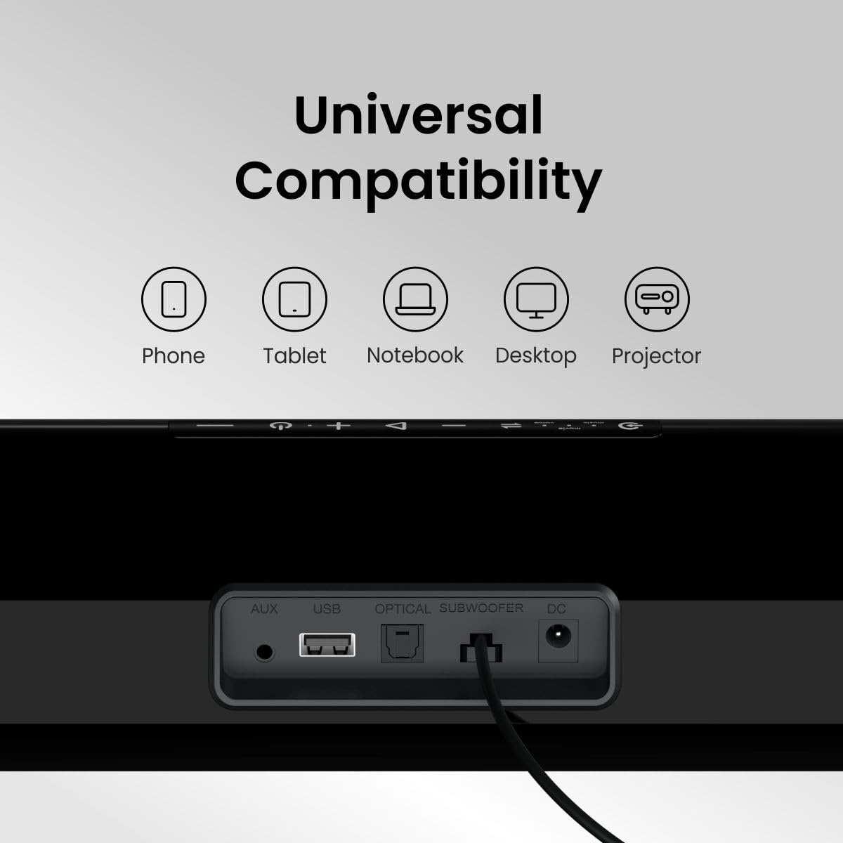 Portronics Pure Sound Pro X1 100W Bluetooth Soundbar-3