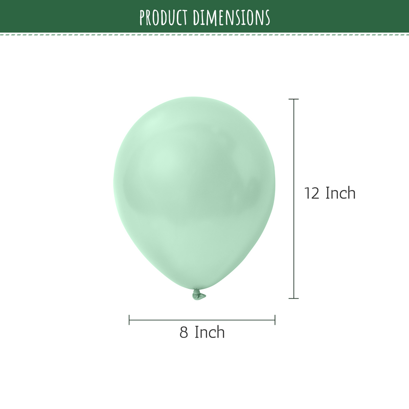 Pastel Green Balloons decoration for boys & girls-50 pcs-2
