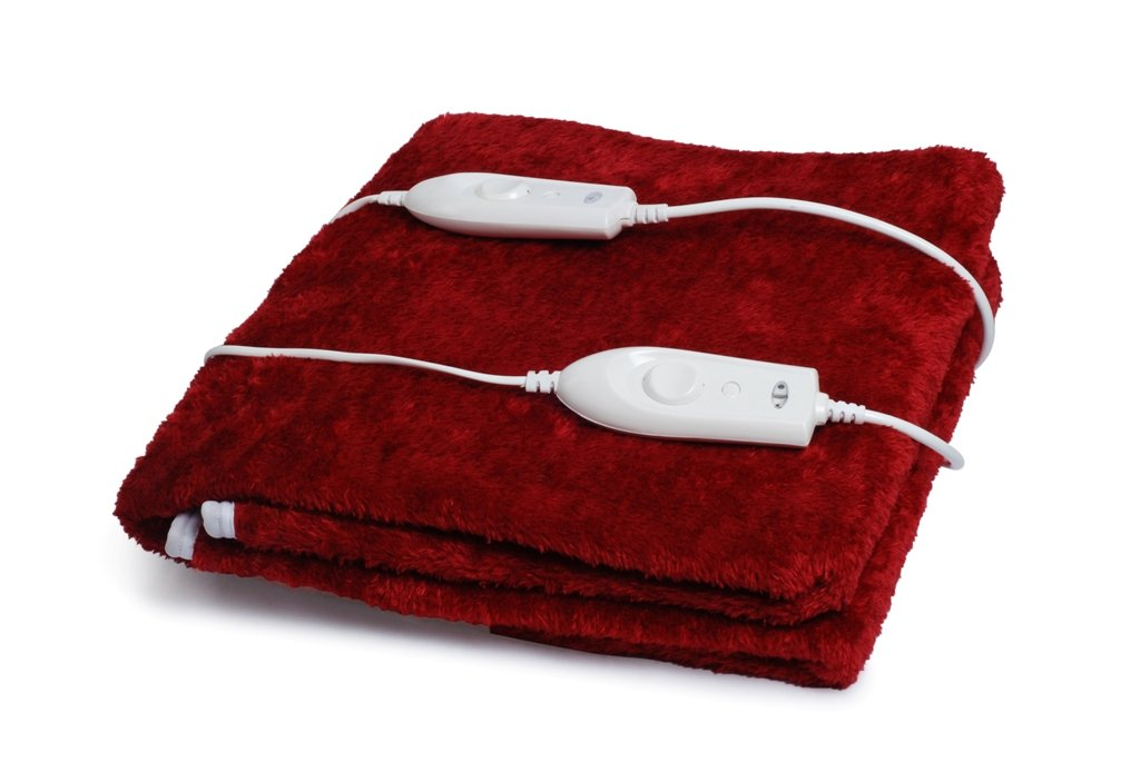 Expressions Signature Electric Bed Warmer - Electric Under Blanket - Double Bed Size (150cms x 160cms) - Marron