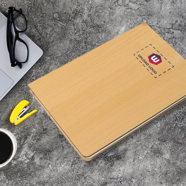 Wooden Diary & Pen Employee Kit - Eco-Friendly-0