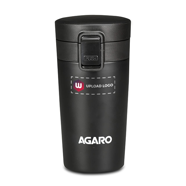 AGARO Elite Stainless Steel 300ML Travel Mug - Black-0