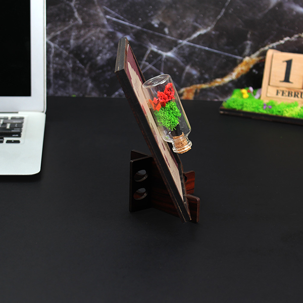 Nature’s Stage – Desk Frame with Forest Bottle-2