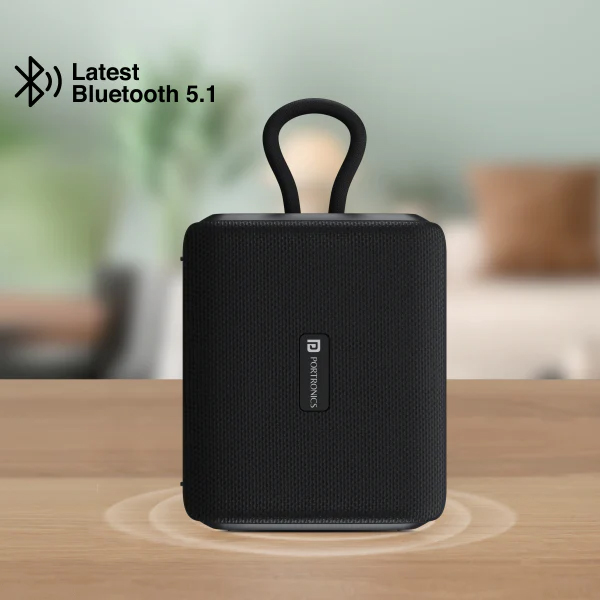 Portronics Buzz 5W Portable Speaker with Type-C Charging Speaker-1