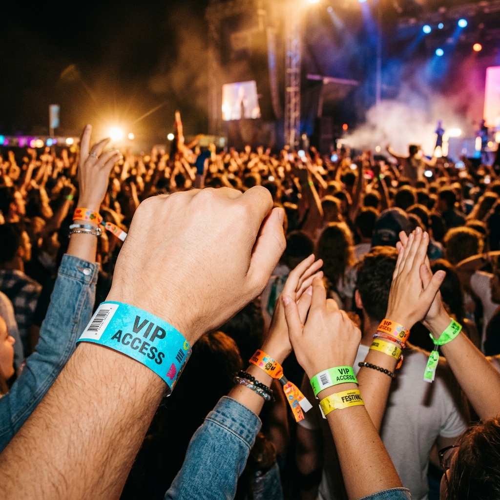 Custom Paper Wristbands for Events-1