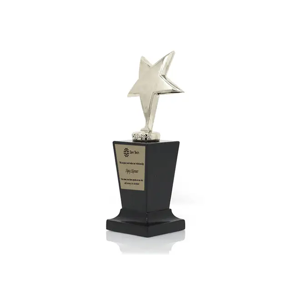 Rossette Tall Silver Trophy-1