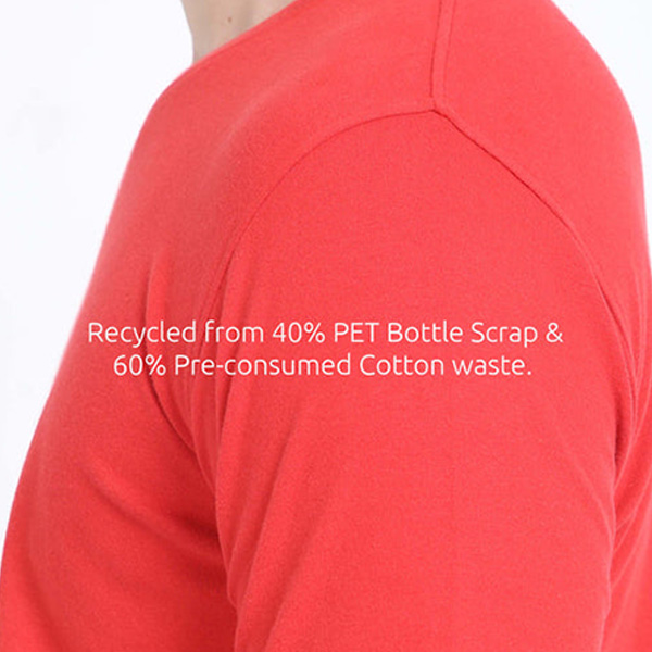 Caslay Crew Neck T-Shirt (Red)-1