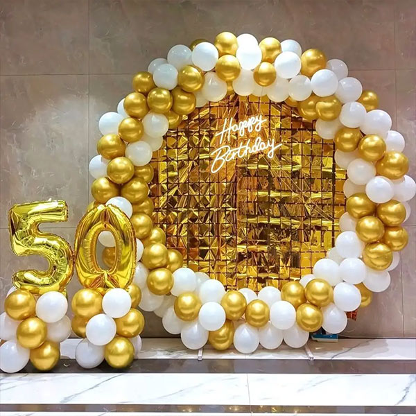 Golden Jubilee Birthday Décor