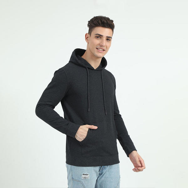 Caslay Hoodie (Charcoal Melange)-2