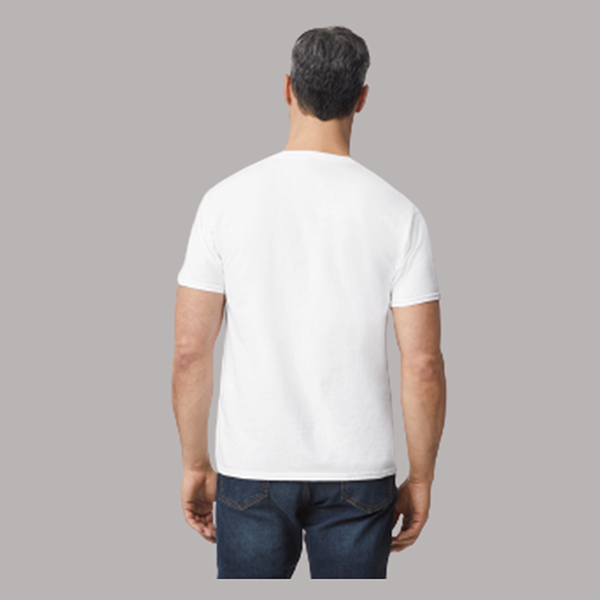 Gildan Softstyle Midweight Adult Round Neck T-Shirt White-3