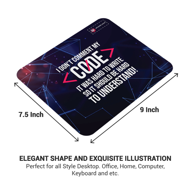 Coder Mouse Pad with Customized Logo-4