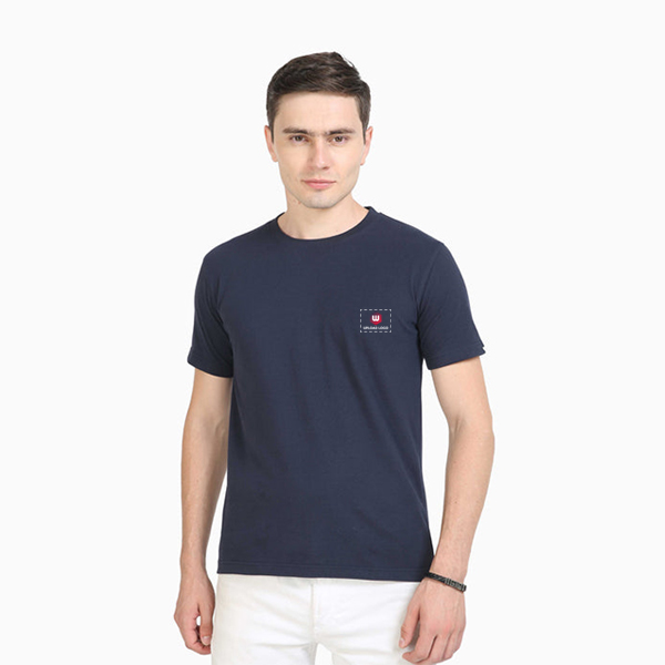 Caslay Crew Neck T-Shirt (Navy Blue)