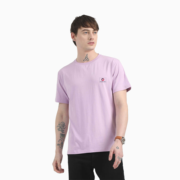 Caslay Organic Crew Neck T-Shirt (Lavender)