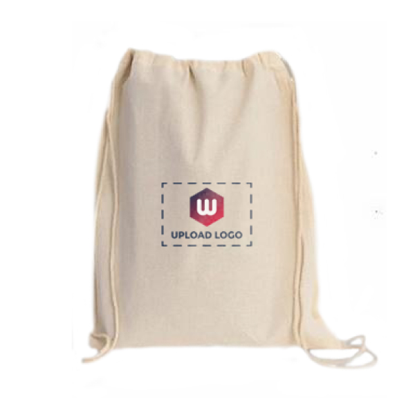 JUTELINE Drawstring Bag pack | Size - 36*50 cm - Natural-0